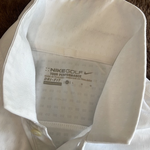 White Nike Golf. Tour Performance Polo - Picture 2 of 5